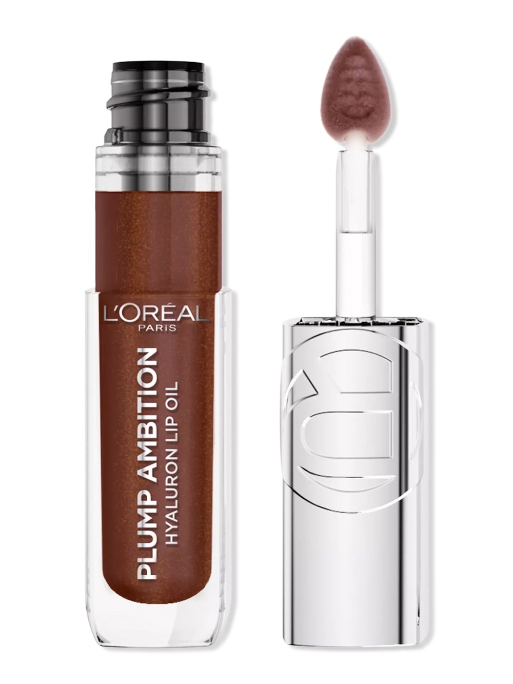 L'Oréal Plump Ambition Hyaluron Lip Oil - La Nuit Sparkle, NEW